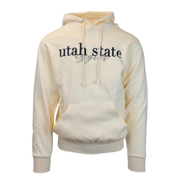 SWEATSHIRT FUNDAMENTAL FLEECE UTAH STATE WITH SCRIPT AGGIES BELOW